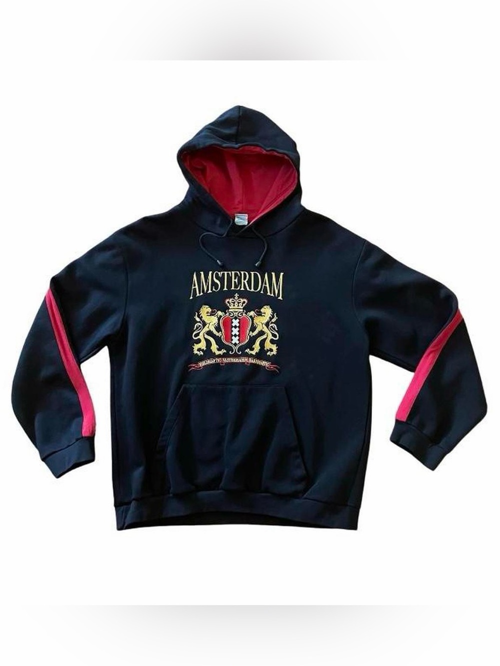 Vintage Amsterdam Coat of Arms Hoodie XL